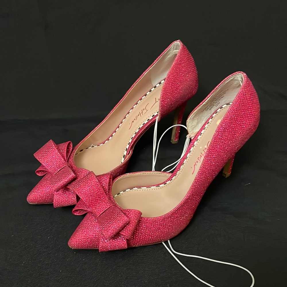 Betsey Johnson pink high heels